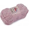 Pletacia ženilková priadza Velvet 100 g pudrová 1ks