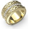 Guess Fashion pozlátený prsteň Stylish JUBR04592JWYG