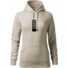 Ideas come after coffee mikina dámská Cape s kapucí Ľadovo sivá