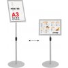 Allboards Informační reklamní stojan A3 OWZ se stříbrným hliníkovým rámem, OWZ_MENU_03