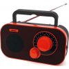 Bravo B-5184 Přenosné rádio červené