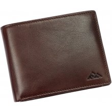 Kvalitná kožená hnedá pánska peňaženka GPPN422