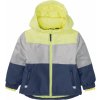 Lupilu Chlapčenská zimná bunda námornícka modrá/sivá/limetková 100355290