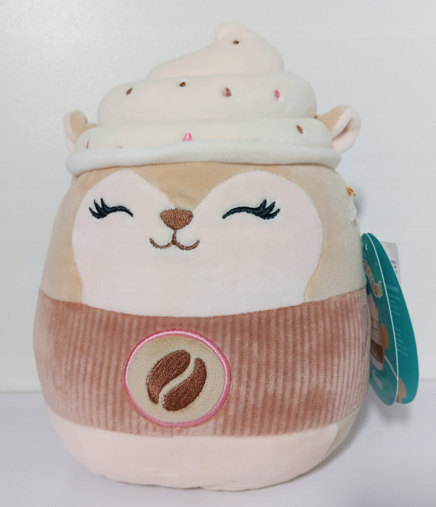 Squishmallows Latte veverička Reza