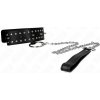 Kink - Necklace With Leash 65 cm With Silver Studs Model 1 Adjustable 36-43 cm X 5 cm