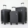 3-dielna sada cestovných kufrov BestBerg BBL-106B / 48, 70, 104 l / ABS / čierna