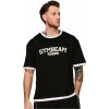 Pánske tričko GymBeam Varsity Oversized T-Shirt Black XXL