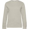 B&C Mikina B&C QUEEN Crew Neck, dámská COT01W01Qx4504-grey fog XL Šedá mlhavě