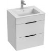 JIKA JIKA H4536121763001 - Kúpeľňová skrinka s umývadlom CUBE 60,7x55 cm biela LF0086 + záruka 3 roky zadarmo + záruka 3 roky zadarmo