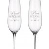 Dekorant Svadobné poháre na šampanské PÁN A PANI LOVE 270 ml 2KS