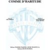 Comme d'habitude - My Way pre spev a klavír s akordmi pre gitaru