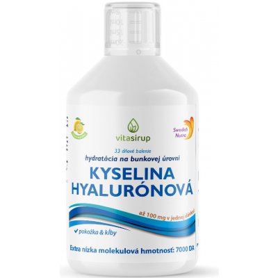 Swedish Nutra Kyselina hyalurónová 500 ml
