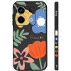TopQ Zadný kryt Design na Xiaomi Redmi Note 13 Pro 5G Maľované kvety čierny
