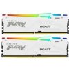 KINGSTON 64GB 6400MT/s DDR5 CL32 DIMM (Kit of 2) FURY Beast White RGB EXPO KF564C32BWEAK2-64
