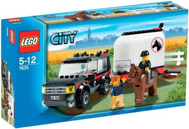 LEGO® City 7635 Terénní vůz s pohonem 4 kol a přívěsem pro koně