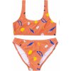 Dievčenské dvojdielne plavky Wouki Tui - Coral 158