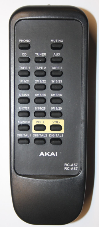 Diaľkový ovládač Emerx AKAI RC-A57 AM67
