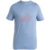 Icebreaker pánske tričko Men merino 150 Tech Lite III SS Tee Van Camp svetlo modrá