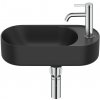 Roca Meridian umývadlo 50x27.5 cm oválny klasické umývadlo čierna A327740080