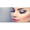 Foto-obraz fotografie na skle Ideálny make up 100x50 cm