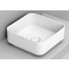 Ceramica Dolomite Noemi umývadlo 40x40 cm štvorec pultové umývadlo biela matná D311741
