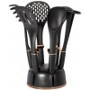BERLINGERHAUS Kuchyňské náčiní ve stojanu sada 7 ks Black Rose Collection BH-6209