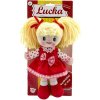 Teddies bábika Lucinka hadrová plyš 30 cm česky zpívající