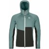 Pánska bunda Ortovox Fleece Rib Hoody M Veľkosť: XL / Farba: modrá/sivá
