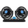 APT AG890 Dvojitý ventilátor do auta čierny