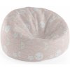 Sablio Sedací vak Cocoon Oblaky a mesiac - 75 x 45 x 35 cm