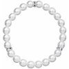 Evolution Group perlový náramok bílý 33017.1