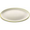 Tanier Omada SANALIVING Dinner Plate 24xh2cm Farba: biela/zelená