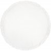 COTTON & SWEETS Ľanová hracia podložka s volánikmi Pure Nature Exclusive - White
