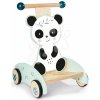 Drevené chodítko Panda Activity Walker Eichhorn s gumenými kolieskami a úložným priestorom od 12 mes