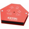 Extol premium Uholník magnetický na zváranie, 30°-45°-60°-75°-90°-135°., sila magnetu 23kg