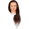 Sibel Tréningová hlava Tmavohnedá Training Head Elena Dark Brown 60cm