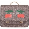 Školská aktovka It Bag Midi Leopard Cherry Jeune Premier ergonomická luxusné prevedenie 30*38 cm