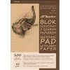 Blok papierov Leniar Slon - rôzne formáty (Skicovací blok Leniar Slon - hnedé papiere - 80 g/m2)