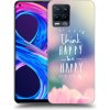 Picasee silikónový čierny obal pre Realme 8 Pro - Mysli pozitívne!
