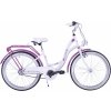 KOZBIKE Detský bicykel Junior 3-prevodový Bielo-fialový 24