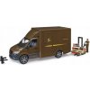 Bruder 02678 Auto MB Sprinter UPS s figúrkou vodiča a príslušenstvom