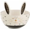 J-Line by Jolipa Keramická miska s uškami zajačik Rabbito - Ø12*11 cm - J-Line by Jolipa