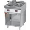 Elektrická fritéza 2x8l 16 kW na otvorenom podstavci | KROMET, 700.FE-2x10f.S