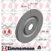 ZIMMERMANN Brzdový kotúč 100.3376.20