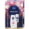Darčeková sada NIVEA Delicate Sprchový gél 250ml, Deospray 150ml