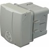 Zásuvka nástenná 16A/250V/3P SCHUKO so škatuľou pod omietku IP44 - IZV 16S (SEZ DK)