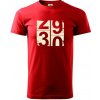 Tachometer 30 - Klasické pánske tričko vyššej gramáže - 2XL ( Červená )