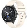 PROTEMIO 71823 SILICONE Vymeniteľný remienok pre Xiaomi Watch S3 béžový