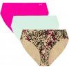 Dámske nohavičky Under Armour Pure Stretch No Show Bikini- Print 3Pack Hue 500 XS