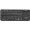 Klávesnica C-Tech Dual mode, touchpad, LED (WLTK-03) čierna